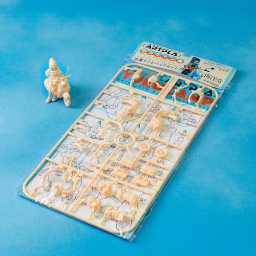 Kaiyodo ARTPLA Yurucamp Shima Rin and Bike Set 1/24 Anime Scale Unpainted Plastic Model Kit