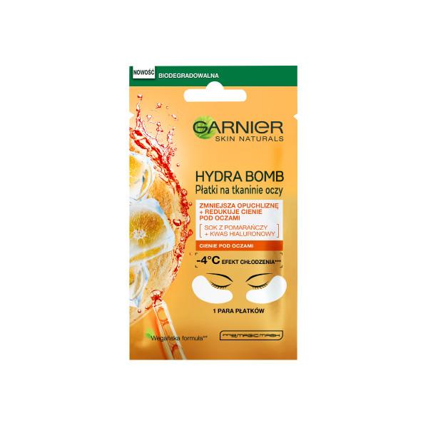 Garnier Eye Revive Pads with Hyaluronic Acid & Orange Extract, 6g - Energizing Under-Eye Care