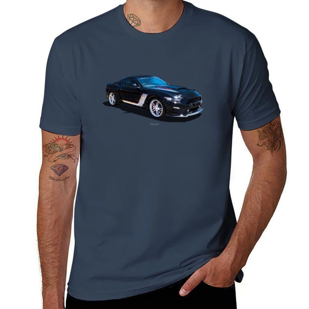 Roush Lade-T-Shirt Weiche Haptik Basic Baumwoll-T-Shirt