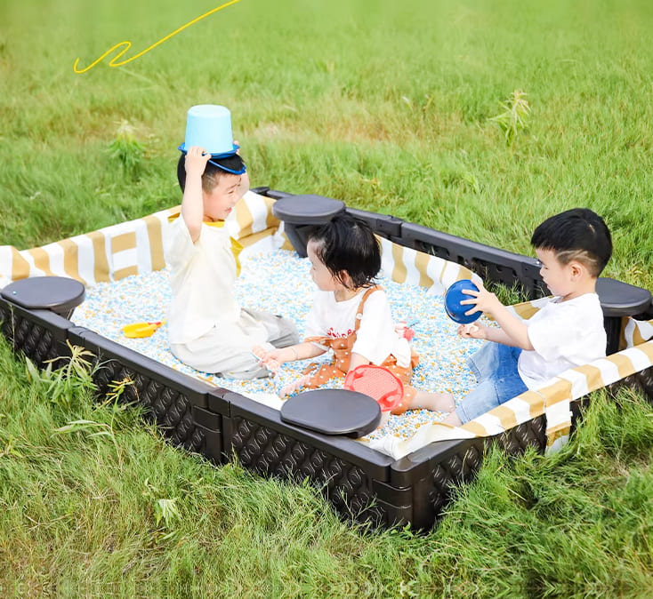 Oval Plastic Sandpit