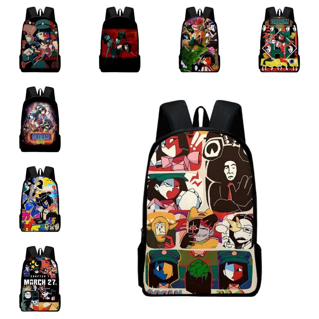 Ena Dream Bbq Student Book Backpack Fashionable Prints Schoolbag Gifts Kids