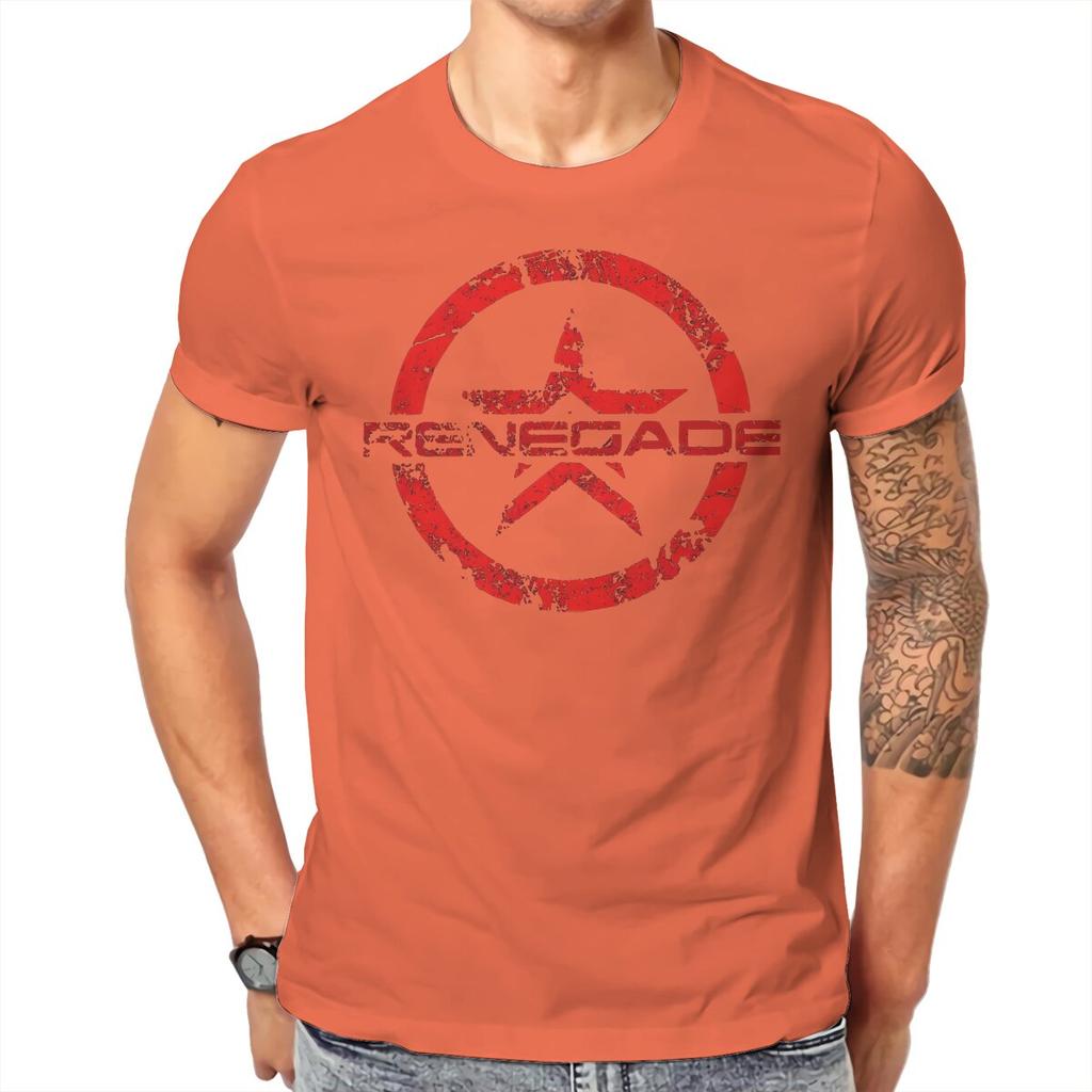Mass Effect ME Renegade T Shirt Unisex Tees Summer Clothing Cotton Crewneck TShirt