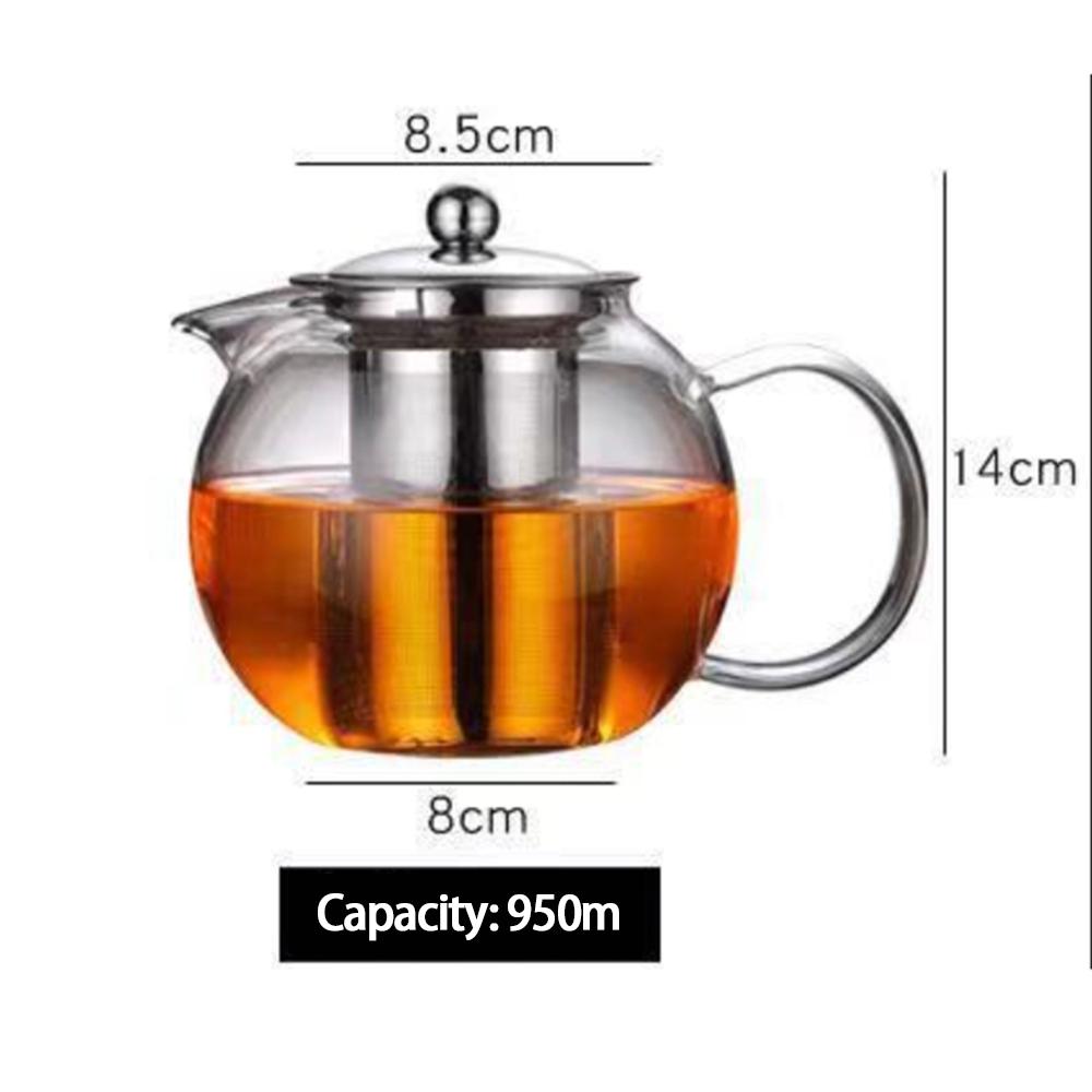 High Quality Heat Resistant Glass Tea Pot Pu Erh Teapot for Tea Set Infuser Teapot With Strainer Gaiwan Kettle Pots Teapots