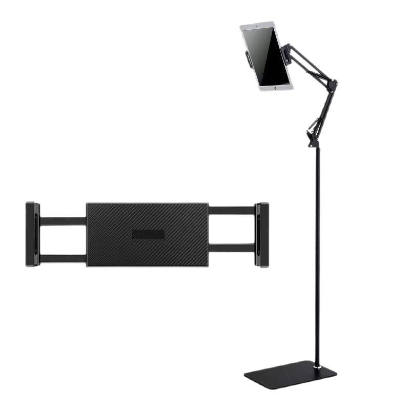 Adjustable Floor Standing Phone Tablet Holder With Alloy Arm Stable Desktop Or Mount Bedside Dorm Home Live