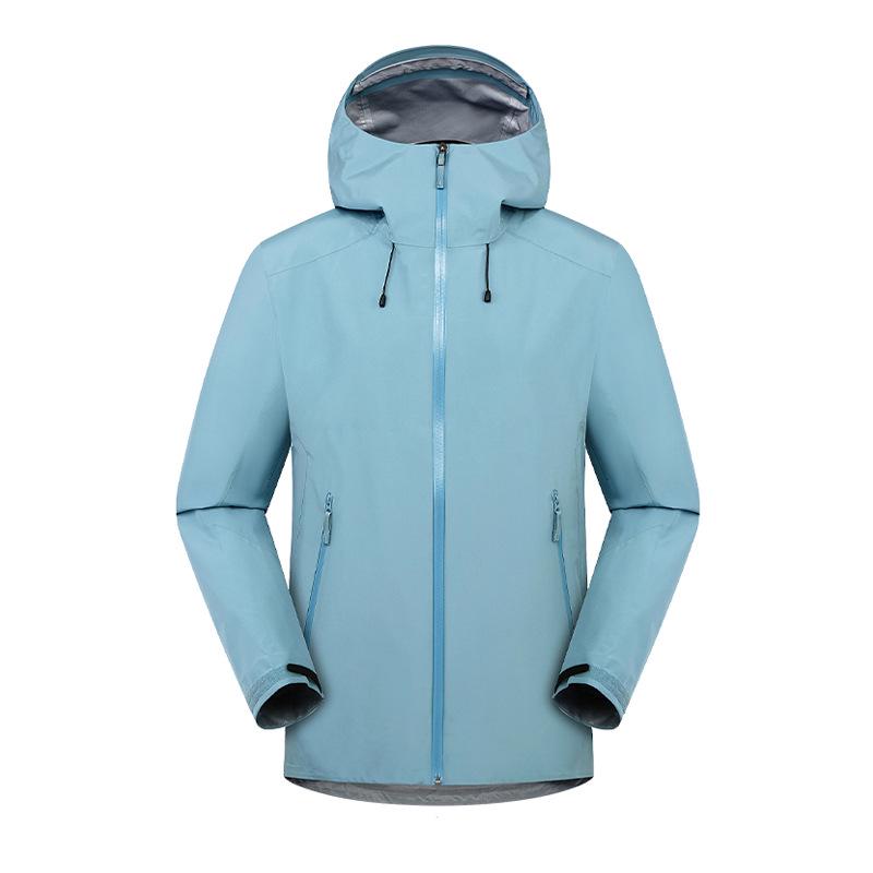 Unisex Windproof Hooded Softshell Windbreaker - Lightweight Outdoor Jacket for Spring & Autumn