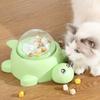 Plastic Rotating Pet Bowl For Dog  Featuring Treat Dispensing  Animal Feeder Toy Training Design