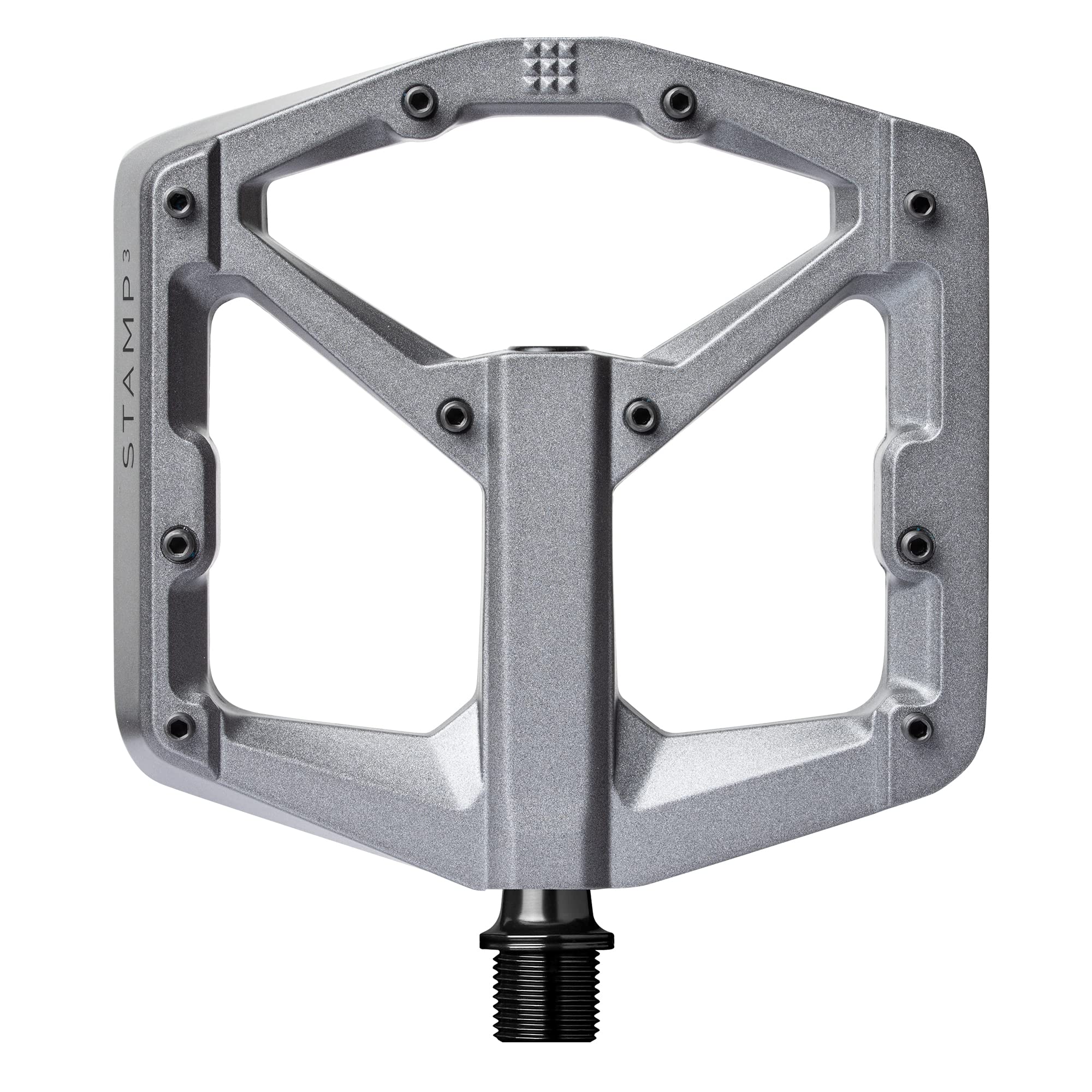 

CRANK BROTHERS Stamp 3 MTB Flat Magnesium Gray Pedals, Body, Large, серый