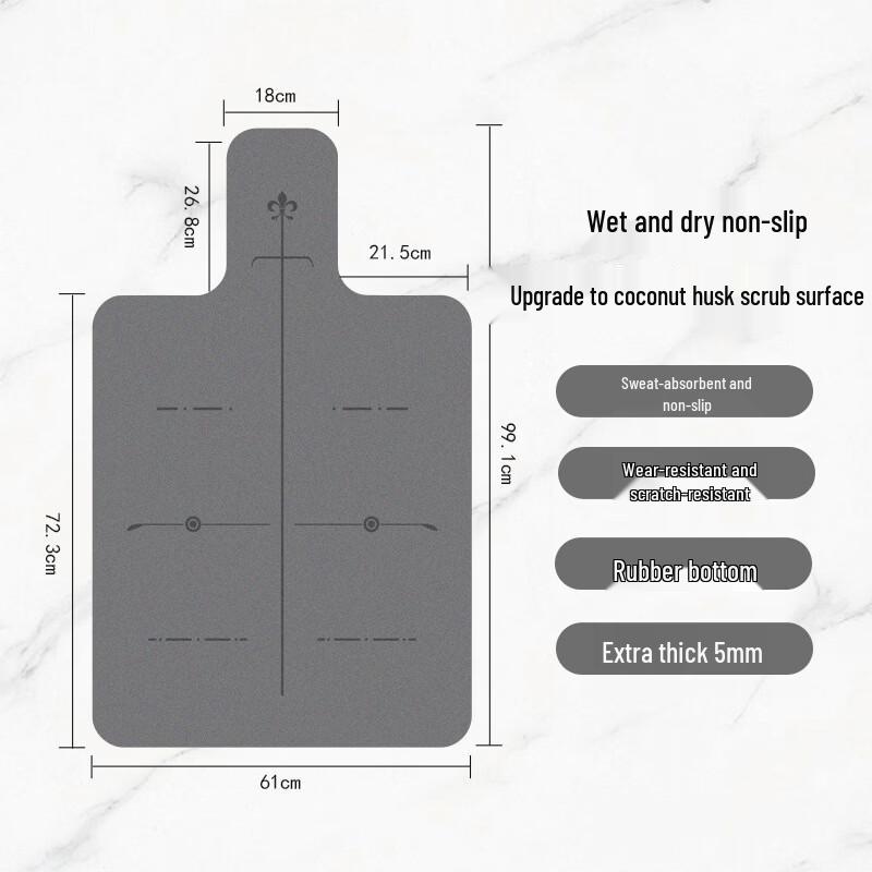 OEING Anti-slip Thick Yoga Mat