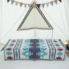 Peel Fores Native American Ortega Pattern Outdoor Cotton Large Washable Camping Suitable for Home and 130 x 160 Rug, Camping, Stylish, Blend, Size,