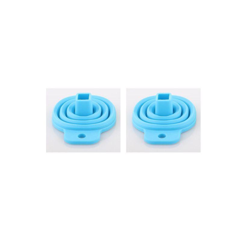 Durable Silicone Portable Retractable Funnels For Home Kitchen Convenient Storage