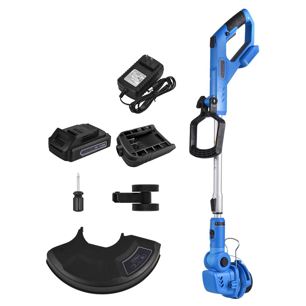 Geevorks 12palcový akumulátorový elektrický strunový sekač s automatickým podavačem 20V teleskopické ruční trávy