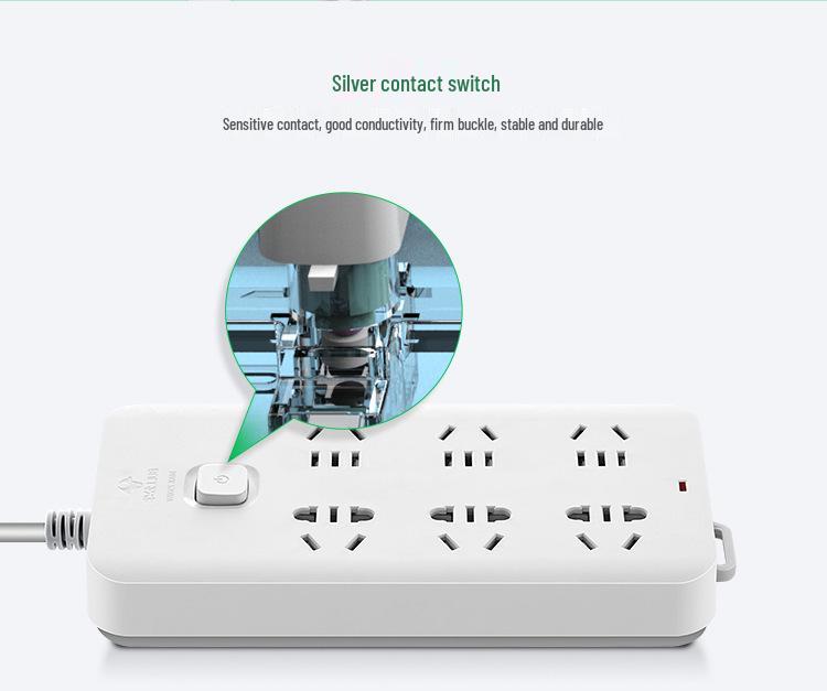 GN-B7060 Bull Power Strip: Six-Outlet Extension Cord with Master Control