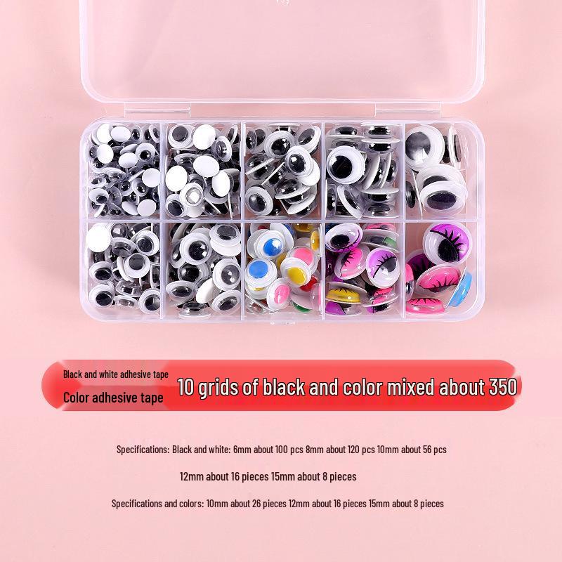 DIY Kindergarten Animal Eye Stickers – Plastic Fake Eyeballs for Craft Activities