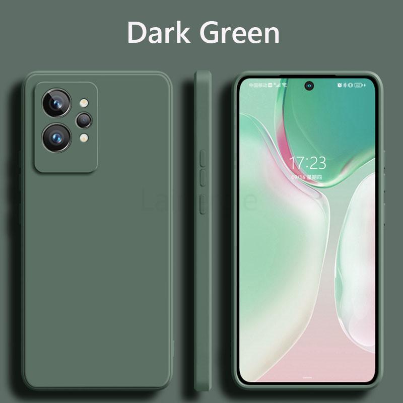 For Realme GT2 Pro Case Liquid Silicone Soft Matte Camera Protection Cover On For OPPO Realme GT2 GT 2 GT2Pro Phone Cases