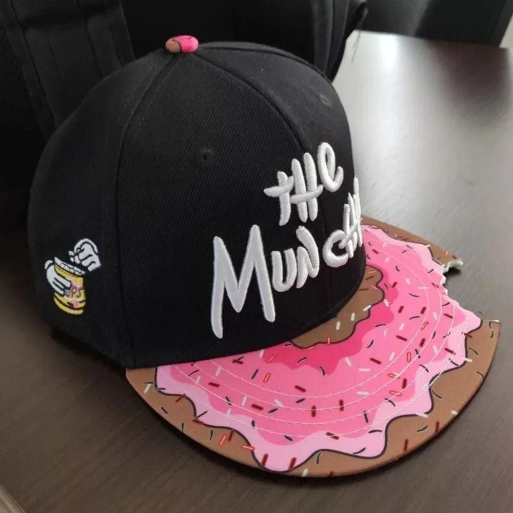 THE MUNCHIES Baseball Cap Embroidery Snapback Hat Fashion Sunscreen Cap  Outdoor