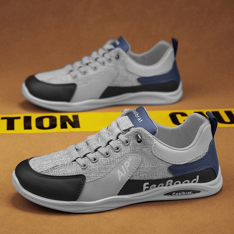 Summer Men's New Loafers Flat Canvas Breathable Casual Board Shoes Soft Soled Sports Running Shoes for Men Tenis Para Hombre