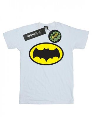 Dames Batman TV Serie Logo Katoenen Boyfriend T-shirt