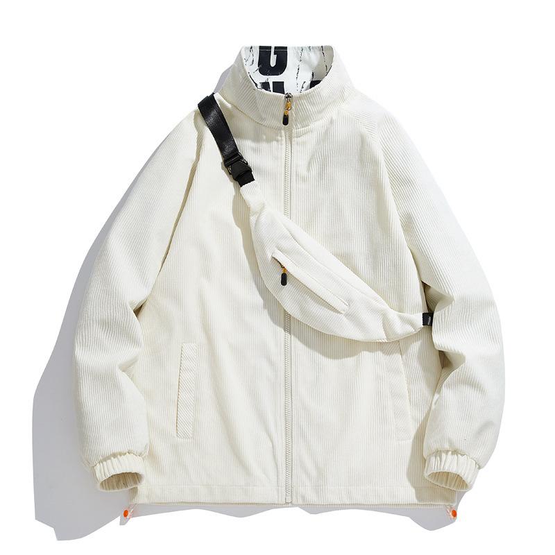 2025 Spring And Autumn Boys' New Small Niche Corduroy Jacket Fashion Japanese Trendy Brand Casual Clothes