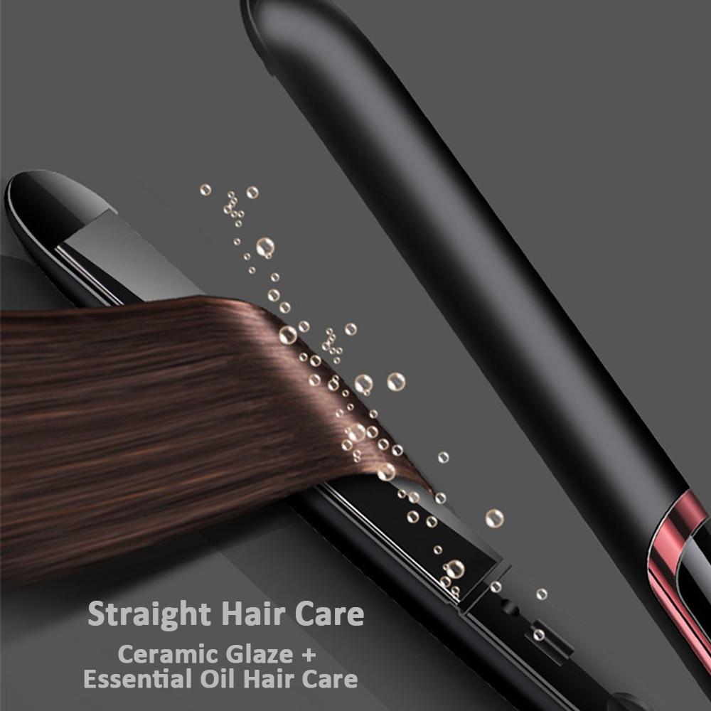 1PC 2024 Sale New Hair Straightener Flat Iron Curling Irons Electric Straight Ceramic Fast Warm-up Styling Tool For Wet or Dry Hair