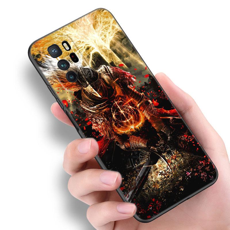 Game Dark Souls Black Silicone Phone Case For Xiaomi POCO X3 X4 NFC F3 F4 GT F5 M3 M4 M6 X5 X6 Pro 5G C55 C65 M5