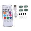 4Pcs LED Aircraft Strobe Lights Emergency Warning for Motorcycle