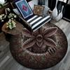 Cartoon Print Round Area Rug,Carpet Rug for Living Room Bedroom Sofa Playroom Decor,Non-slip Floor Mat