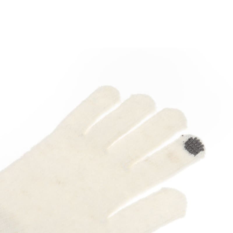 RECLOW RECLOW Plain Short Gloves Ivory