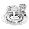 Presser Foot Multifunctional Metal Light Texture Disc Embroidery Pressing Foot for Most Household Sewing Machines