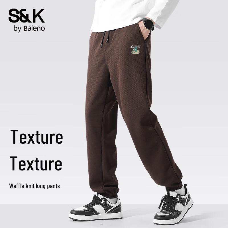 

Baleno Men s S&K Waffle Jogger Pants 2XL