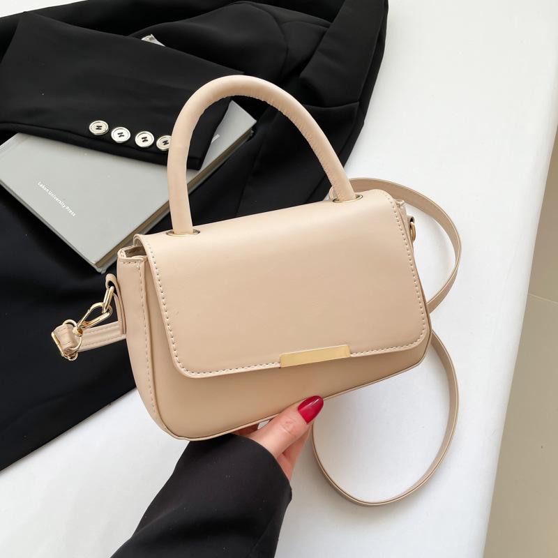 Trendy texture personalized bag women's 2025 new fashion simple casual temperament commuting shoulder messenger handbag