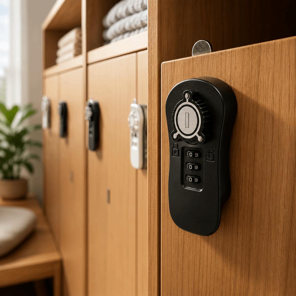 Three Digit Adjustable Password Cabinet Lock Metal Accessories Surface Anti Rust Cabinet Lock Solid Plastic Rotating Cam