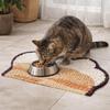 Anti-Slip Pet Feeding Mat Wear Resistant Cat Dining Mat Doormat Dog Drinking Pad  Outdoor