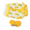   Vest Lsh Fruit Printing Lace Hem Hook and   Design Small Animal Harness Set for Chinchilla Ferret