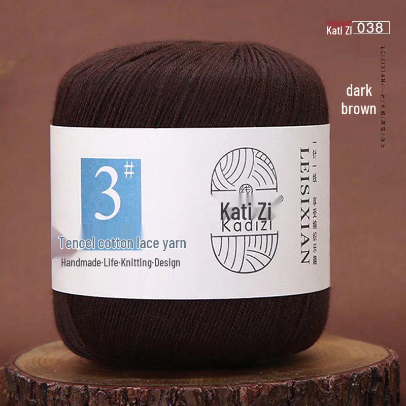 Mercerized Cotton Lace Yarn No. 3: DIY Hand-Knitted Crochet for Children - Spring/Summer Sweater & Coat - Free Shipping