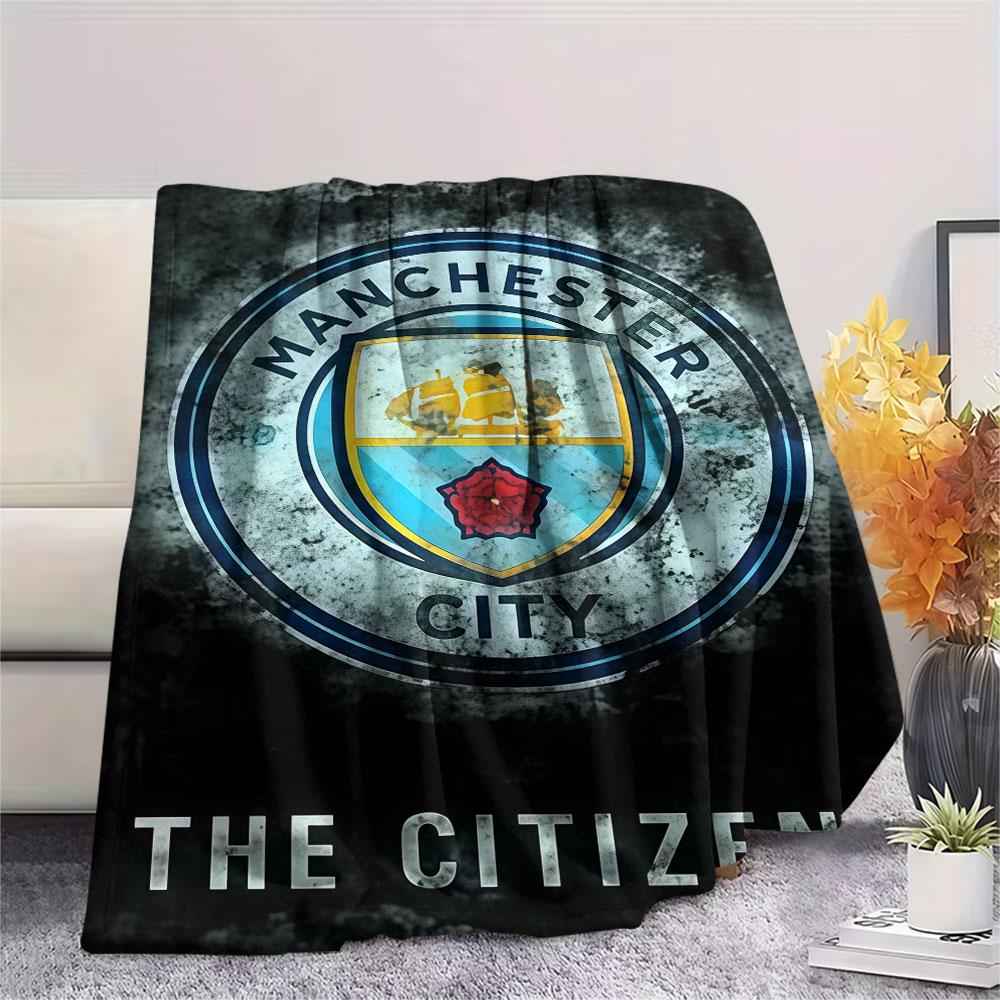 Coole MCFC Drucke Decke, Hohe Qualität, Bequem für Alle Jahreszeiten, Heimdekoration, Wärme und Komfort
