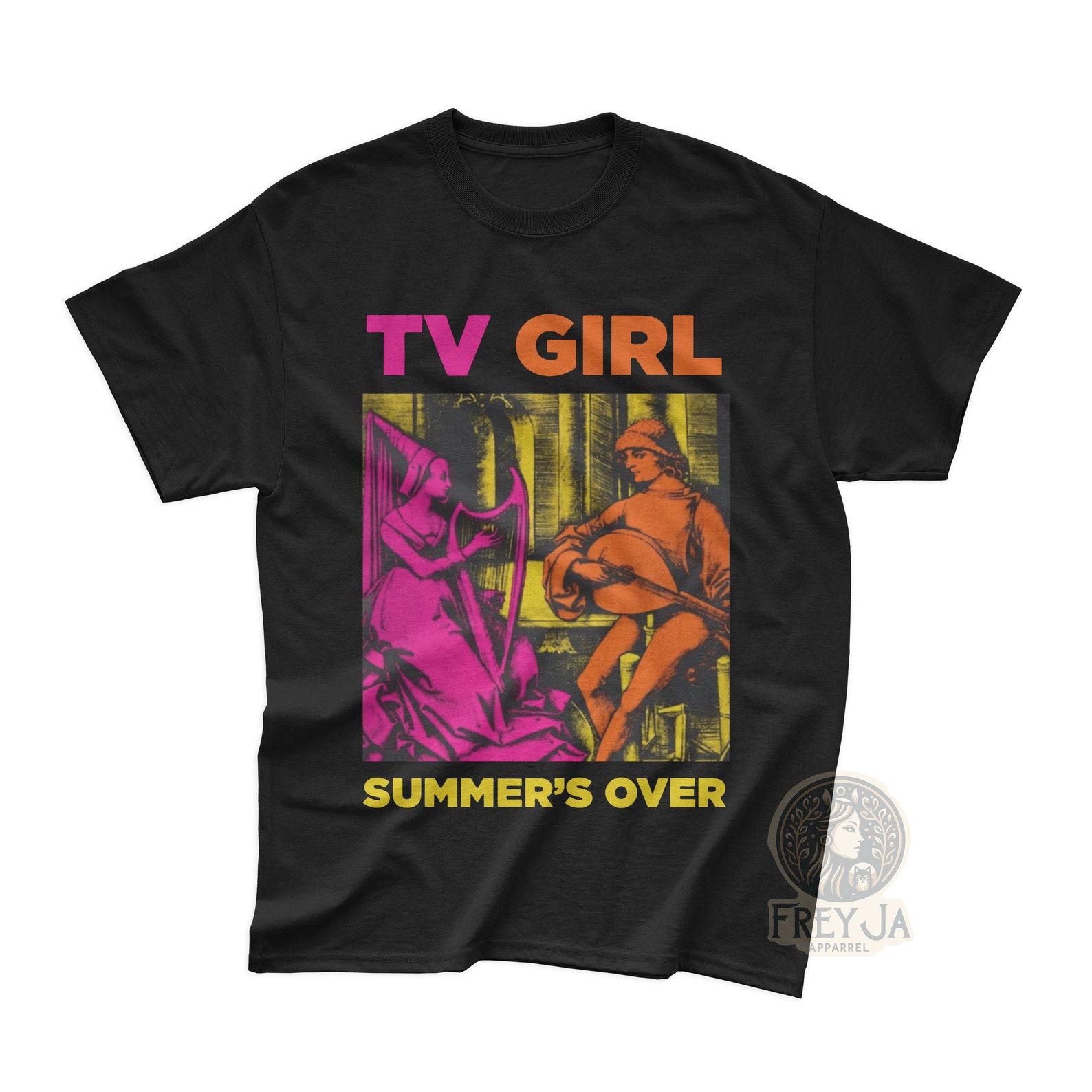 Exclusive TV Girl T-Shirt - Summer s Over Album - TV Girl Gift - Unisex Indie Music Tee L
