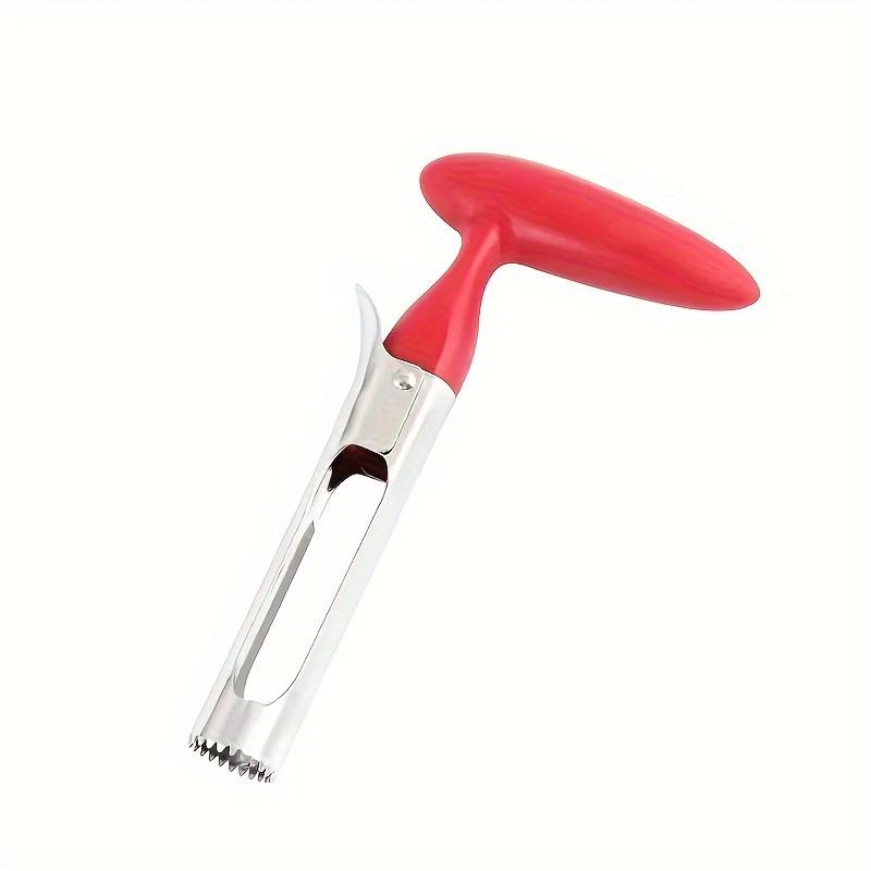 

Инструмент для удаления сердцевины Apple — простой в использовании и очистке. Прочный инструмент для удаления сердцевины с острыми зубцами из нержавеющей стали для облегчения работы с грушами. красный