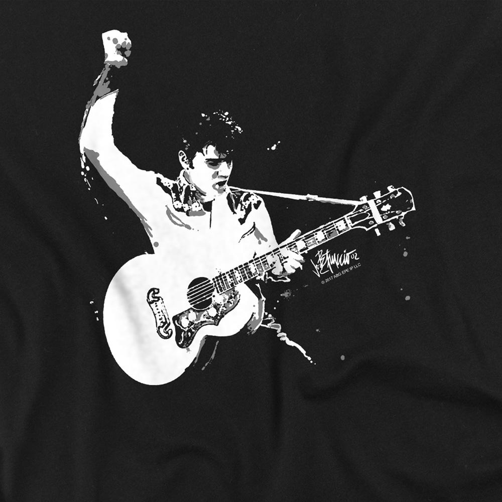 Elvis Presley Unisex Adult Guitarman T-Shirt