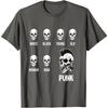 Punk Rock Skull with Mohawk for Punk Rock Fans and Punks T-Shirt