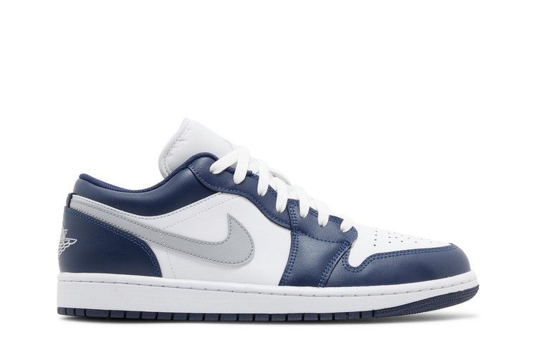 Jordan 1 Low Wolf Grey Midnight Navy