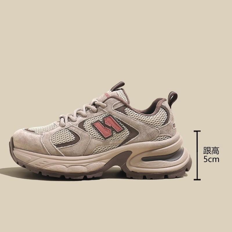 [Clearance price] Platform-soled dad shoes for women's spring 2025 new ins trendy casual and versatile sports Forrest Gump shoes