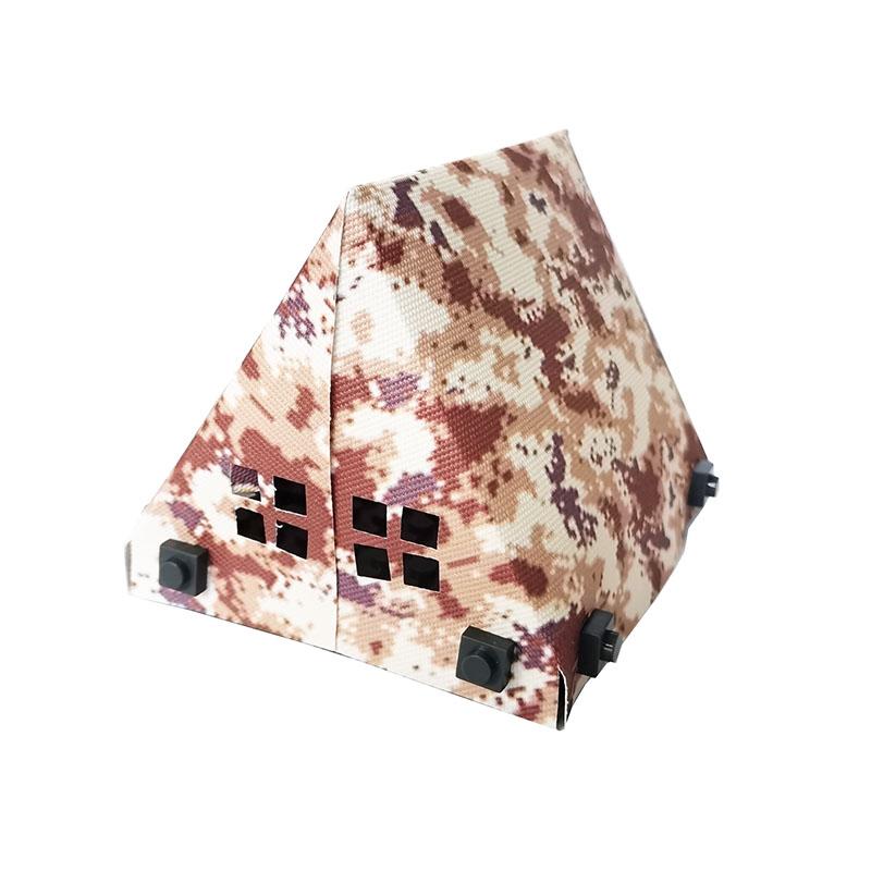 Military Camouflage Tent Battle Field Tentage Building Blocks Marching Tent Army Soldier Medical Team MOC Brick Toy Weapon