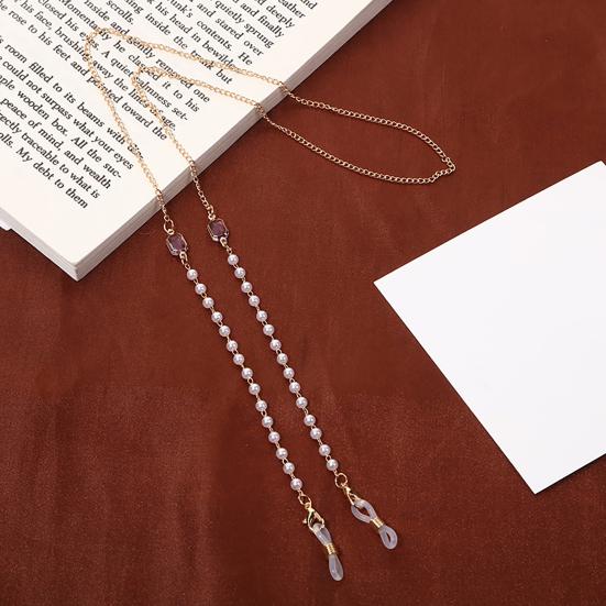 Lanț de ochelari atrăgător de culori vii, capabil de lectură, lanț de ochelari, cordon pentru ochelari pentru fată