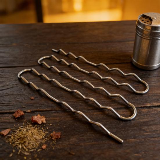 Stojak do grillowania kiełbasek, obrotowy, do hot-dogów, grill rolkowy, stal nierdzewna, równomierne gotowanie, narzędzie do grillowania kiełbasek, na kemping, na imprezy plenerowe