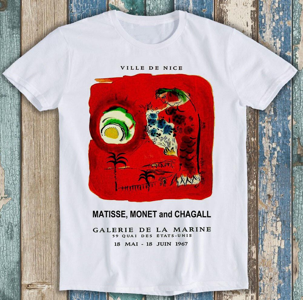 

Galerie De La Marine 1967 Matisse Monet Chagall Ville De Nice Art T Shirt M1344 2XL