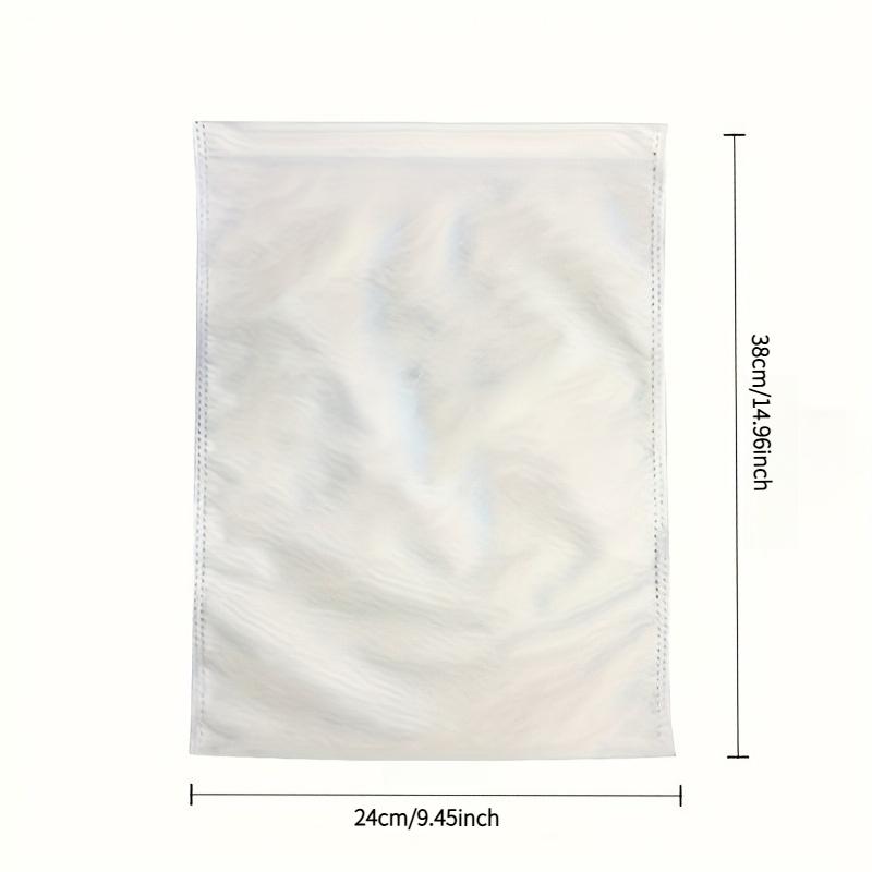 200pcs White Mesh Fruit Protection Bags Non-Woven Bird-proof Insect-proof for Vineyard Breathable Fruit Net Bags with Drawstring