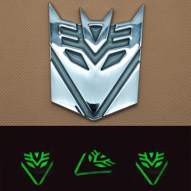 3D Metal SilverTransformers Autobots Car Emblem Racing SUV Coupe Badge for Car Truck Suv Motorcycle Etc. серебряный