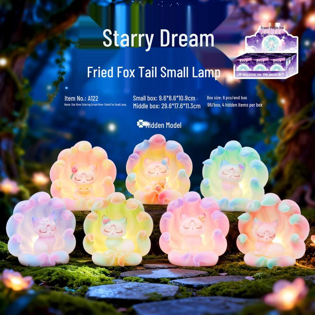 Nine-Tailed Fox Resin Blind Box: Chinese Style Desktop Ornament & Festival Gift