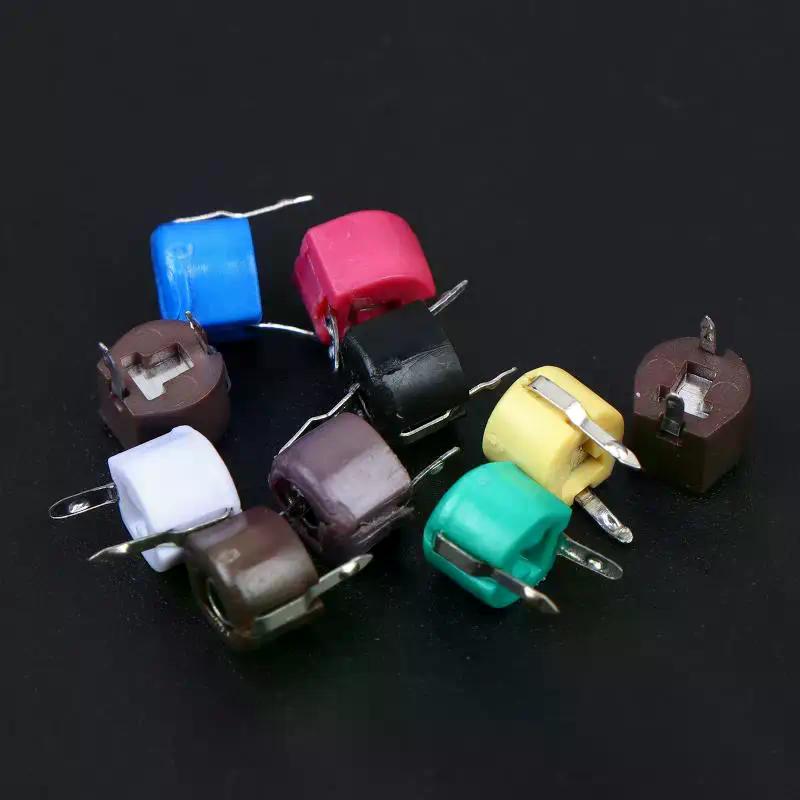 Latest Adjustable Capacitor Plastic Trimmer 3PF 5PF 10PF 20PF 30PF 40PF 50PF 60PF 70PF 120PF Adjustable Variable Capacitor