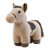 Horse Plush Doll Soft Stuffed Animal Toy Realistic Pony Desk Ornament Classic Birthday Gift for Children